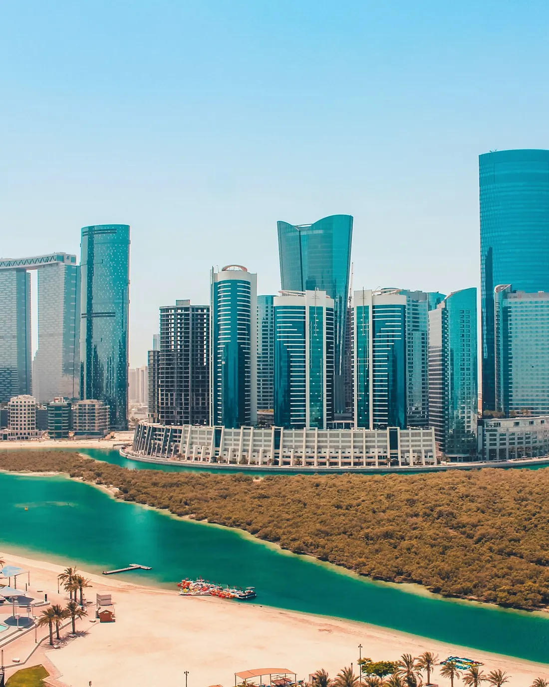 Towers on Al Reem Island, Abu Dhabi